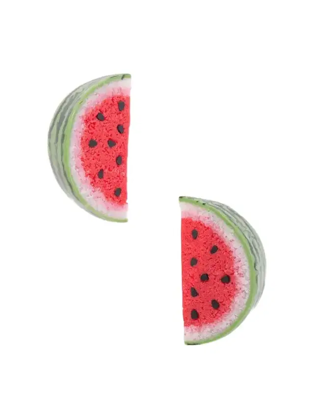 Jennifer Behr Watermelon Resin Earrings