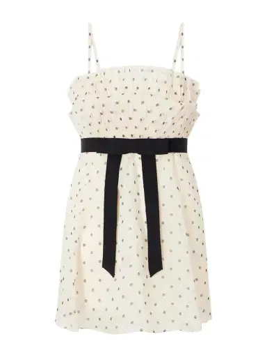 Zimmermann Pleated Bow-detailed Polka-dot Chiffon Top | Thumbnail 1 Zimmermann Pleated Bow-detailed Polka-dot Chiffon Top | Thumbnail 1
