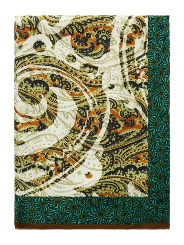 Dries Van Noten Floral-printed Satin Scarf