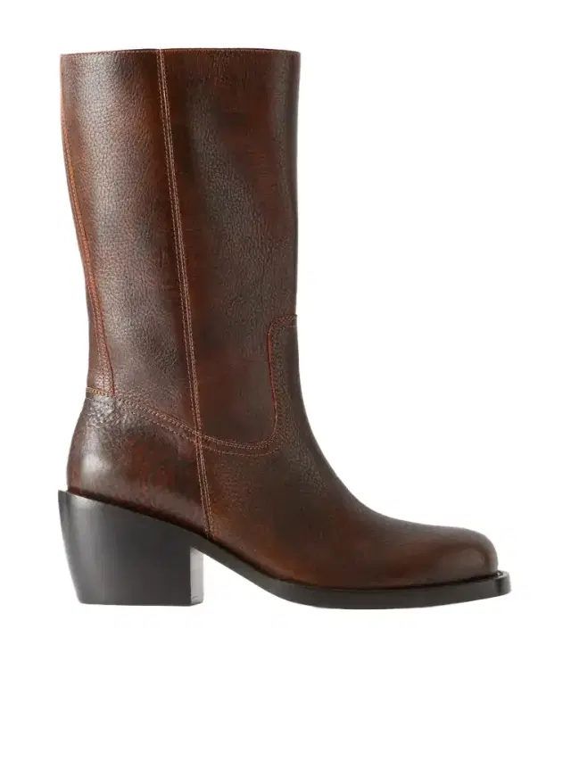 Dries Van Noten Leather Knee Boots