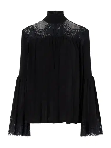 Zimmermann Valiant Lace-trimmed Lyocell-blend Blouse | Thumbnail 1