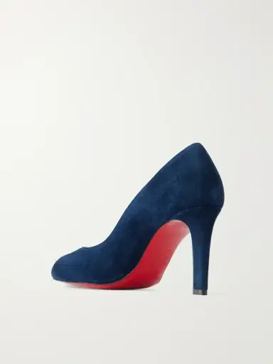 Christian Louboutin Fannylove 85 Suede Pumps | Thumbnail 3