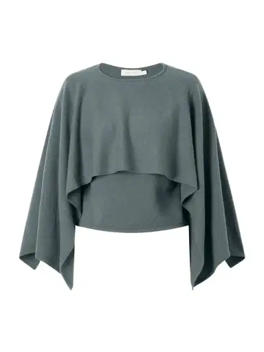 Zimmermann Valiant Draped Wool And Cashmere-blend Sweater | Thumbnail 1