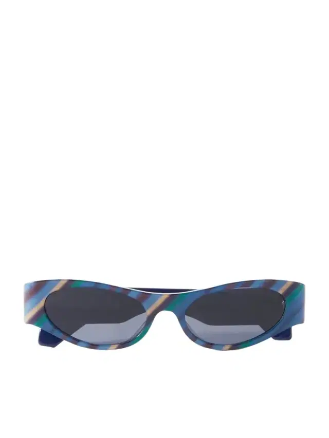 Loewe + Paula's Ibiza D-frame Striped Acetate Sunglasses