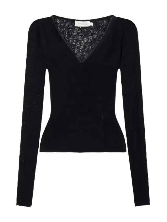 Zimmermann Pointelle Merino Wool-blend Lace Top