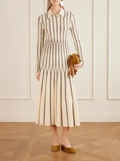 Zimmermann Valiant Striped Knitted Polo Sweater | Thumbnail 2