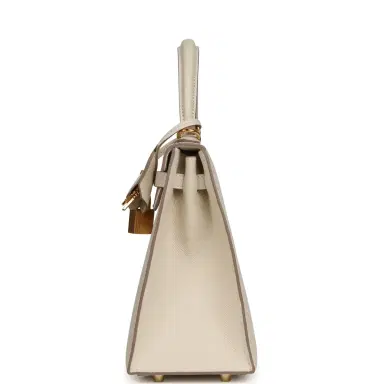 HERMÈS Hermes Kelly Sellier 25 Craie Epsom Gold Hardware | Thumbnail 3 HERMÈS Hermes Kelly Sellier 25 Craie Epsom Gold Hardware | Thumbnail 3
