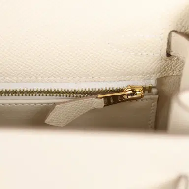 HERMÈS Hermes Kelly Sellier 25 Craie Epsom Gold Hardware | Thumbnail 8 HERMÈS Hermes Kelly Sellier 25 Craie Epsom Gold Hardware | Thumbnail 8