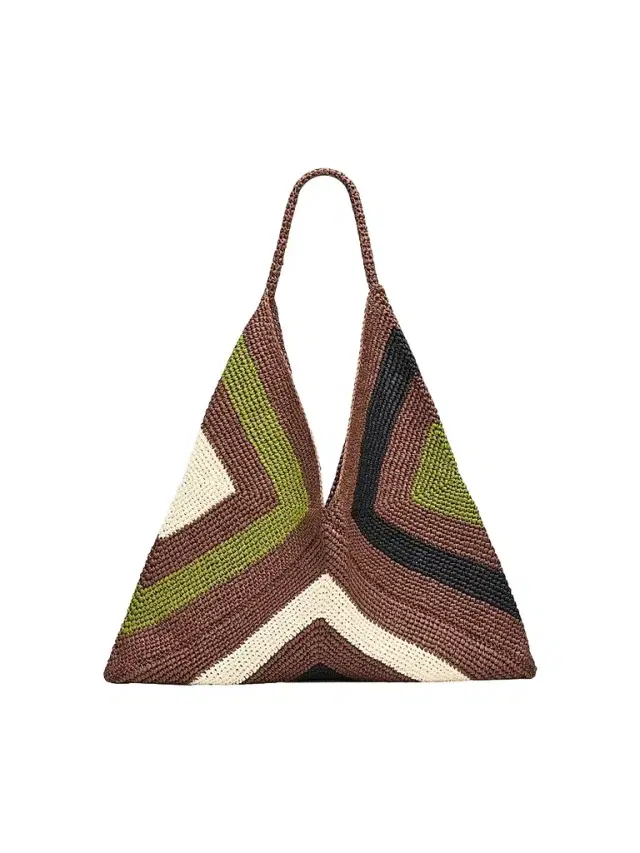 A.L.C. Women's Sid Woven Paper Yarn Shoulder Bag - Chocolate Meadow