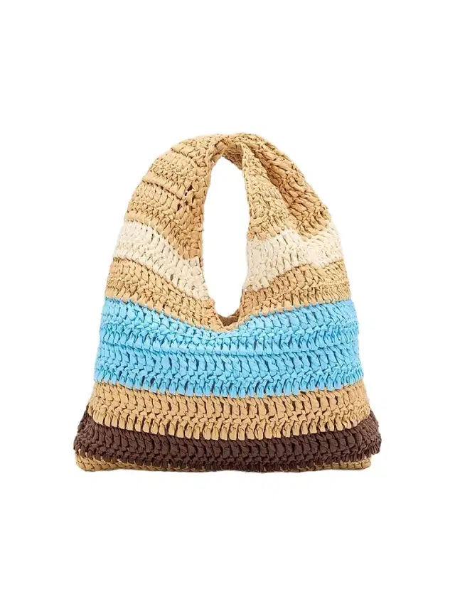 A.L.C. Women's Simone Striped Top Handle Bag - Desert Sky