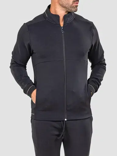 Maceoo Men's Marthyr Zip Sweater - Black | Thumbnail 6 Maceoo Men's Marthyr Zip Sweater - Black | Thumbnail 6
