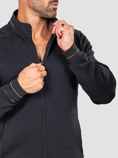 Maceoo Men's Marthyr Zip Sweater - Black | Thumbnail 8 Maceoo Men's Marthyr Zip Sweater - Black | Thumbnail 8