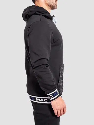 Maceoo Men's Cotton Hoodie - Black | Thumbnail 5