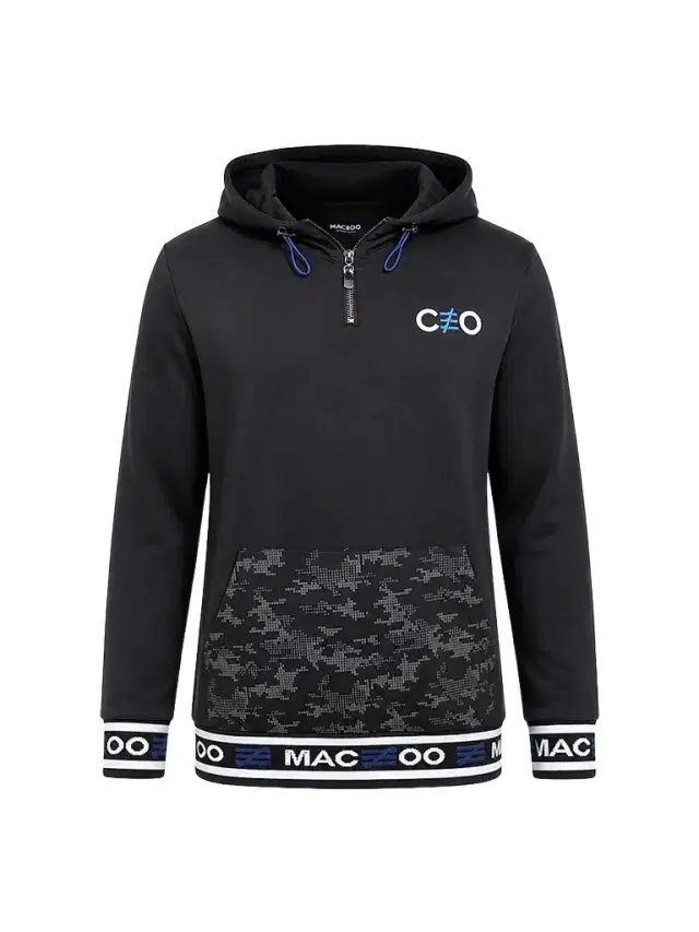 Maceoo Men's Cotton Hoodie - Black