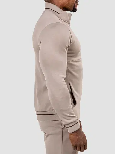 Maceoo Men's Marthyr Zip Sweater - Grey | Thumbnail 4