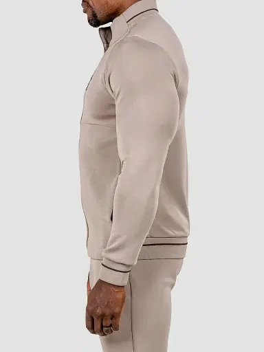 Maceoo Men's Marthyr Zip Sweater - Grey | Thumbnail 6