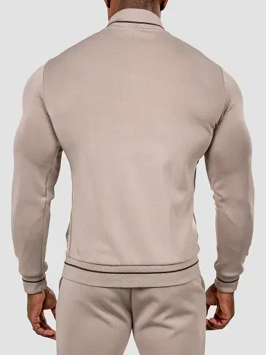 Maceoo Men's Marthyr Zip Sweater - Grey | Thumbnail 7