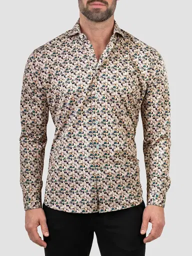 Maceoo Men's Einstein Stretch Shirt | Thumbnail 2