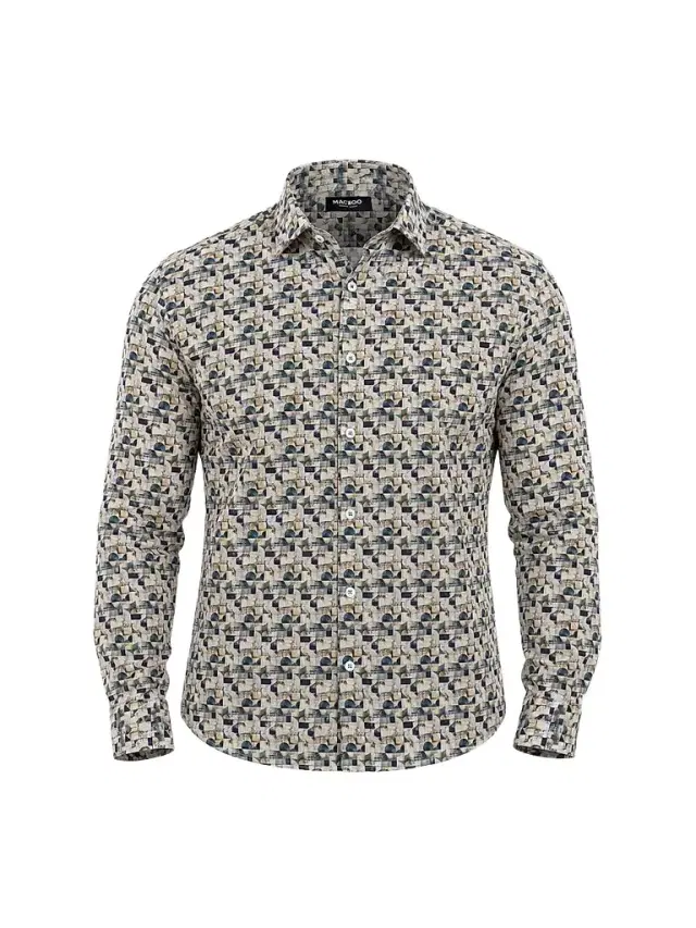 Men's Einstein Stretch Shirt - Multicolored - Size XXXL