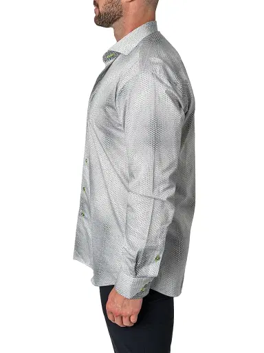 Maceoo Men's Perm Einstein Dior Shirt - White | Thumbnail 7