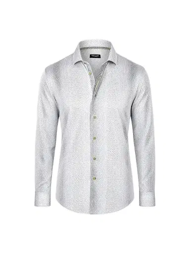 Maceoo Men's Perm Einstein Dior Shirt - White | Thumbnail 1