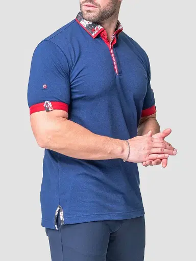 Maceoo Men's Mozart Solid Guilty Polo Shirt | Thumbnail 4