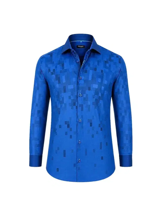 Maceoo Men's Perm Luxor Tayana Shirt - Blue - Size XXXL