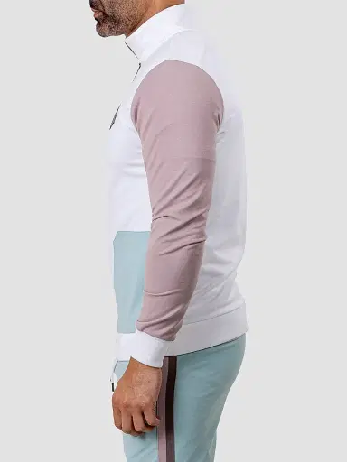 Maceoo Men's Refined Zipper Sweatshirt - White - Size XXXXL | Thumbnail 5 Maceoo Men's Refined Zipper Sweatshirt - White - Size XXXXL | Thumbnail 5