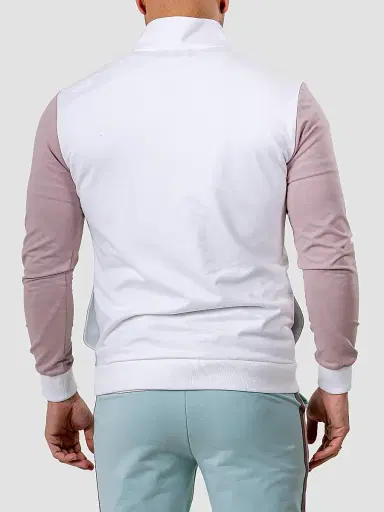 Maceoo Men's Refined Zipper Sweatshirt - White - Size XXXXL | Thumbnail 6 Maceoo Men's Refined Zipper Sweatshirt - White - Size XXXXL | Thumbnail 6