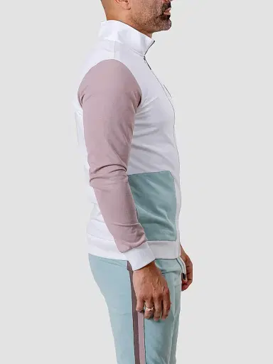 Maceoo Men's Refined Zipper Sweatshirt - White - Size XXXXL | Thumbnail 7 Maceoo Men's Refined Zipper Sweatshirt - White - Size XXXXL | Thumbnail 7