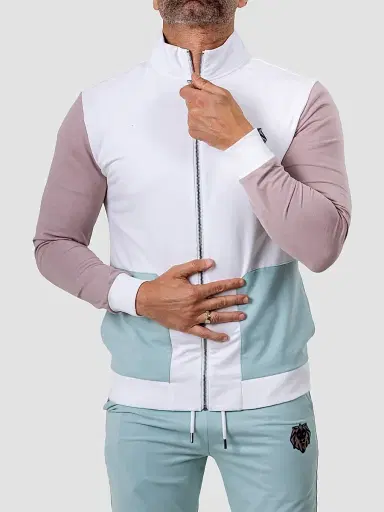 Maceoo Men's Refined Zipper Sweatshirt - White - Size XXXXL | Thumbnail 8 Maceoo Men's Refined Zipper Sweatshirt - White - Size XXXXL | Thumbnail 8