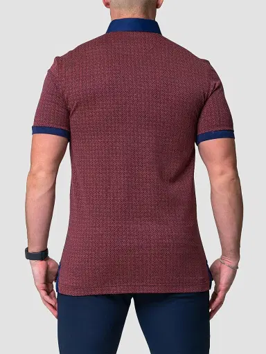 Maceoo Men's Mozart Opa Polo Shirt - Red - Size XXXL | Thumbnail 6 Maceoo Men's Mozart Opa Polo Shirt - Red - Size XXXL | Thumbnail 6