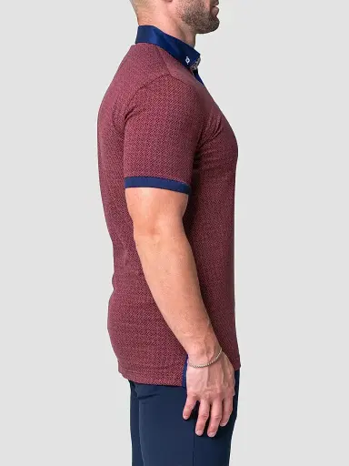 Maceoo Men's Mozart Opa Polo Shirt - Red - Size XXXL | Thumbnail 7 Maceoo Men's Mozart Opa Polo Shirt - Red - Size XXXL | Thumbnail 7