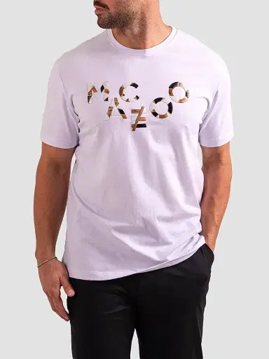 Maceoo Men's Logo Graphic T-Shirt - Lilac | Thumbnail 5