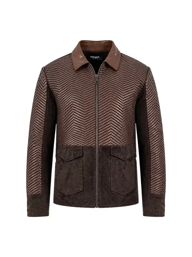 Maceoo Men's Marthyr Woven Jacket - Brown