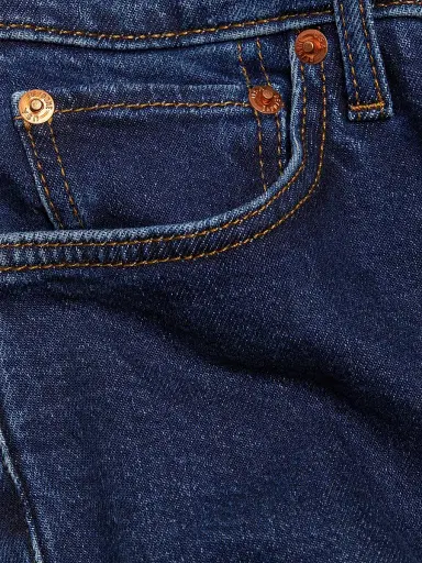 RE/DONE Women's High-Rise Skinny Jeans - Dark Rinse | Thumbnail 7