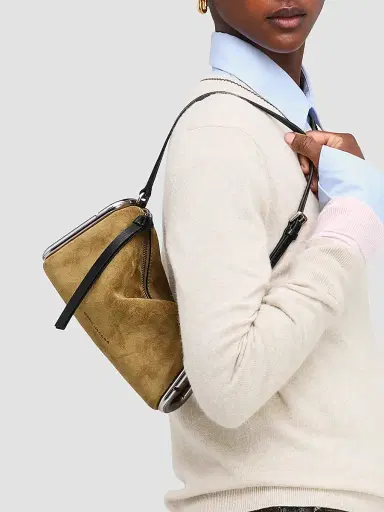 Marc Jacobs Women's Scene  Suede Shoulder Bag - Hazelnut | Thumbnail 2