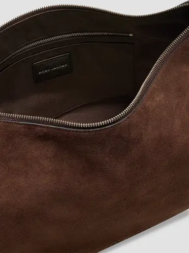 Marc Jacobs Women's Scene  Suede Hobo Bag - Dark Brown | Thumbnail 4
