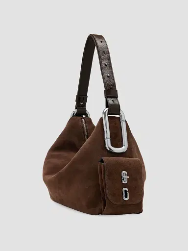 Marc Jacobs Women's Scene  Suede Hobo Bag - Dark Brown | Thumbnail 5