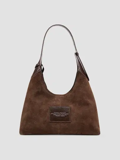 Marc Jacobs Women's Suede Belted Sack Bag - Dark Brown | Thumbnail 3