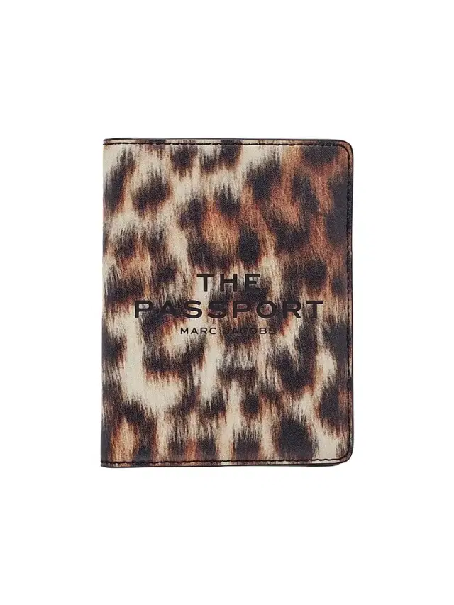 Marc Jacobs Leopard-Print Leather Passport Case - Brown