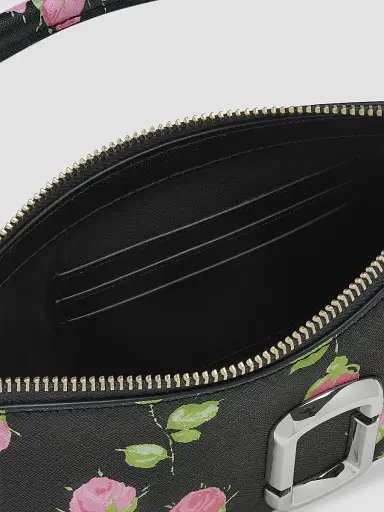 Marc Jacobs Women's The Pochette Snapshot Floral Convertible Shoulder Bag - Black Multi | Thumbnail 5