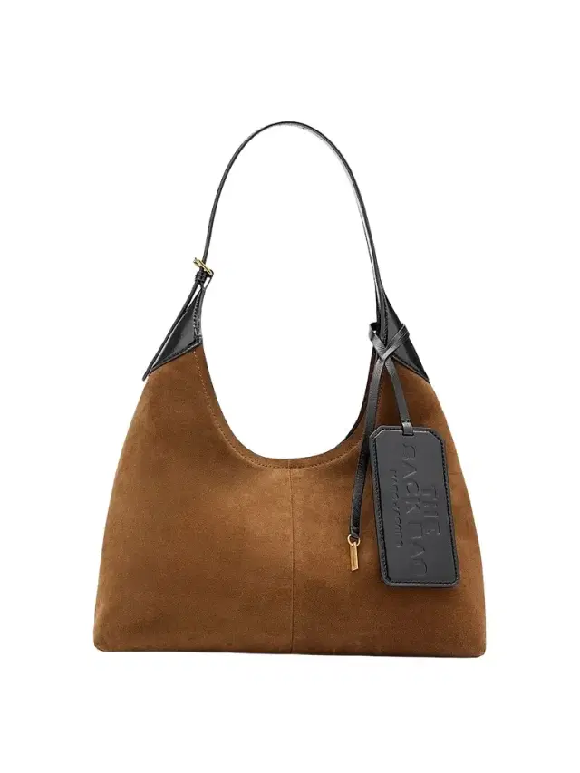 Women's Suede Belted Sack Bag - Copper
