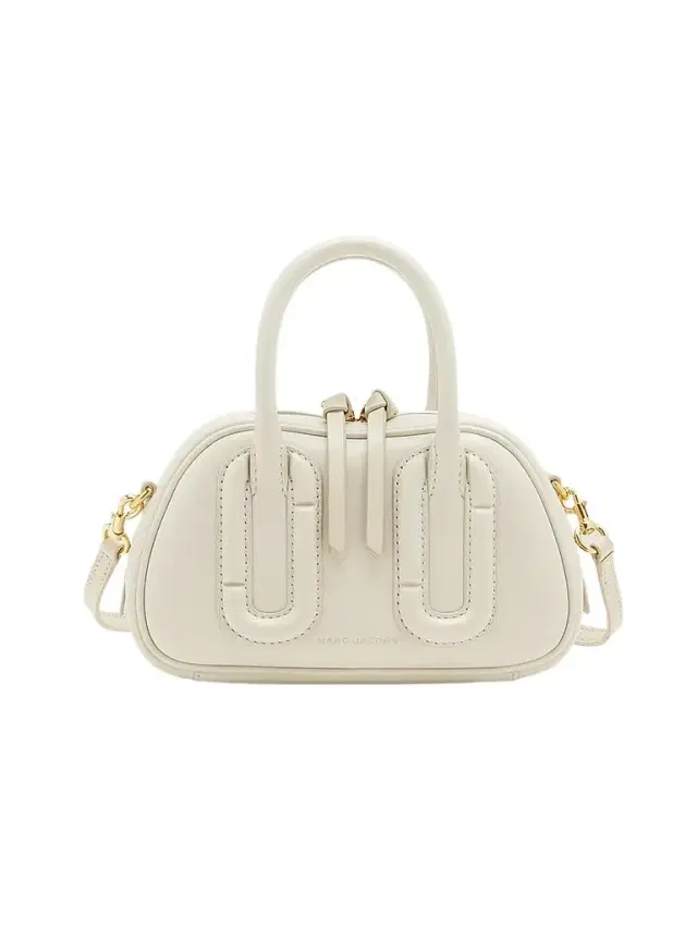 Marc Jacobs Women's The Micro Bauletto Babe Mini Top Handle Bag - Cloud White