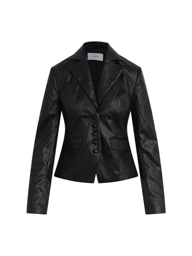 Joe's Jeans Women's The Fitted Faux Leather Blazer - Black