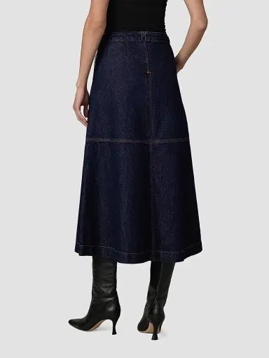 Joe's Jeans Women's The Tavi Denim Midi Skirt | Thumbnail 7 Joe's Jeans Women's The Tavi Denim Midi Skirt | Thumbnail 7