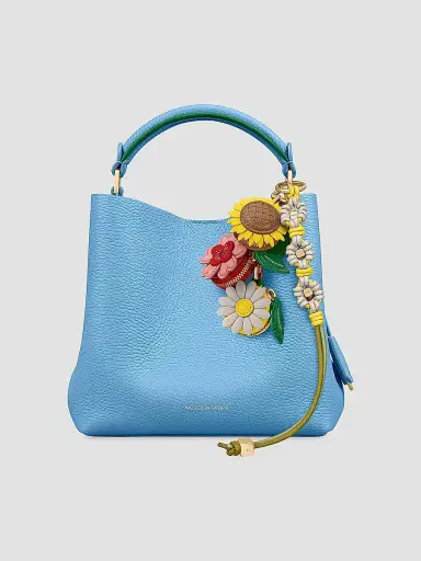 Maison de Sabre Women's Bloom Edition Leather Wristlet Charm - Foam Daisy | Thumbnail 2