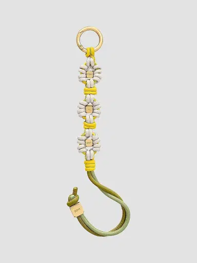 Maison de Sabre Women's Bloom Edition Leather Wristlet Charm - Foam Daisy | Thumbnail 3