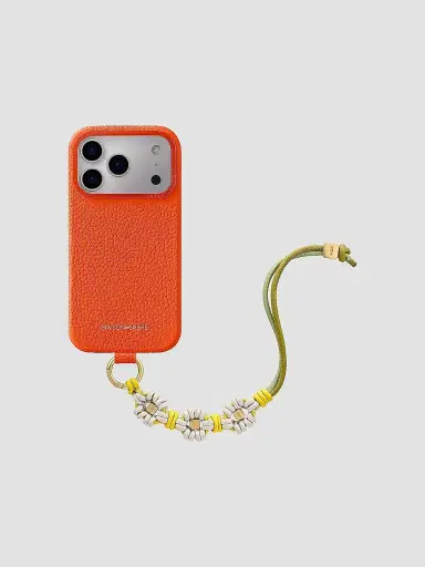 Maison de Sabre Women's Bloom Edition Leather Wristlet Charm - Foam Daisy | Thumbnail 4