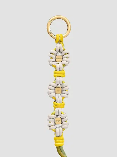 Maison de Sabre Women's Bloom Edition Leather Wristlet Charm - Foam Daisy | Thumbnail 5